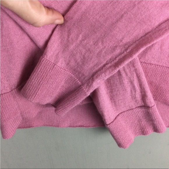 Club Monaco 100% Wool Rose Pink V-Neck Long Sleeve Sweater Size XS - Picture 6 of 9